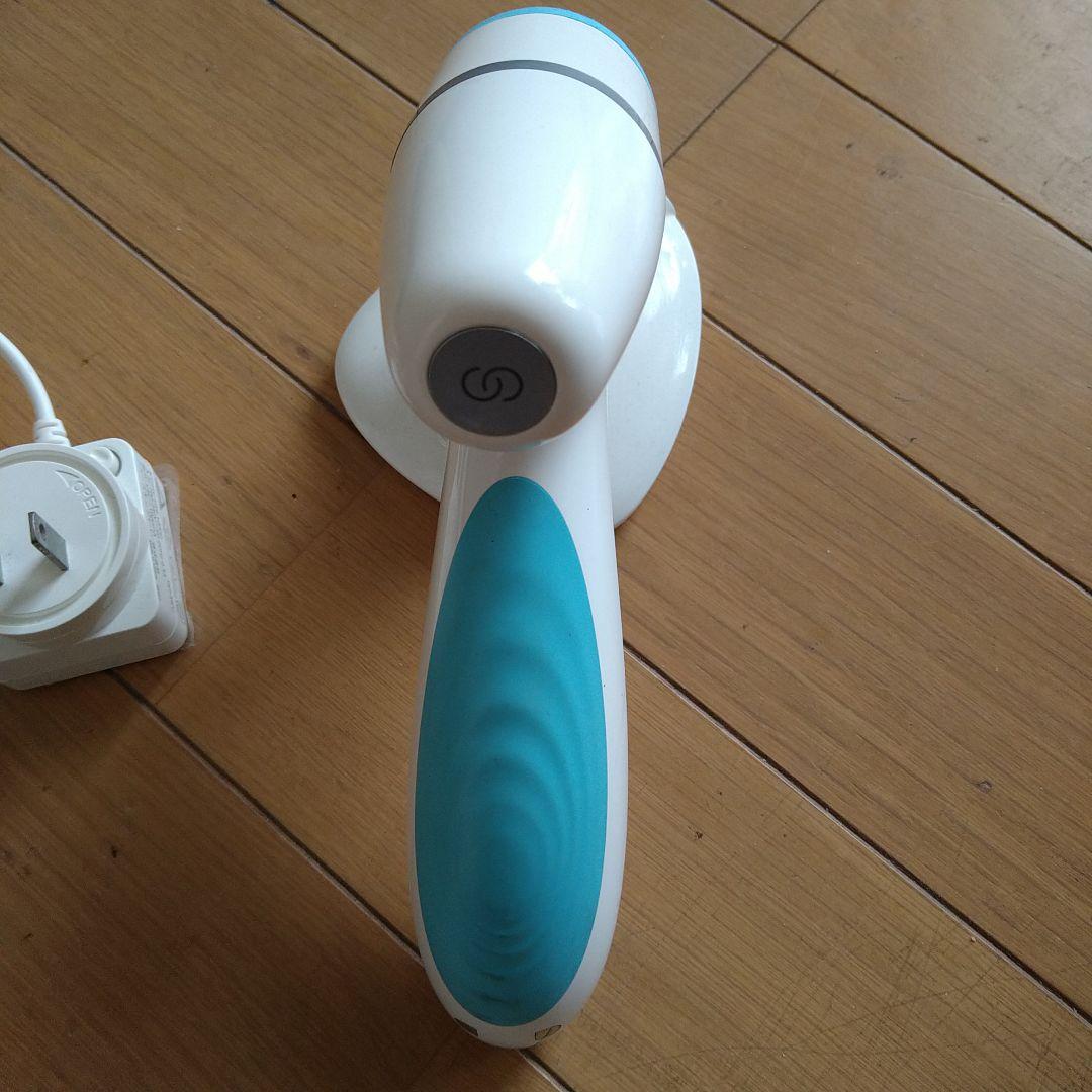 充電式 洗顔ブラシ ホワイト・ブルー
