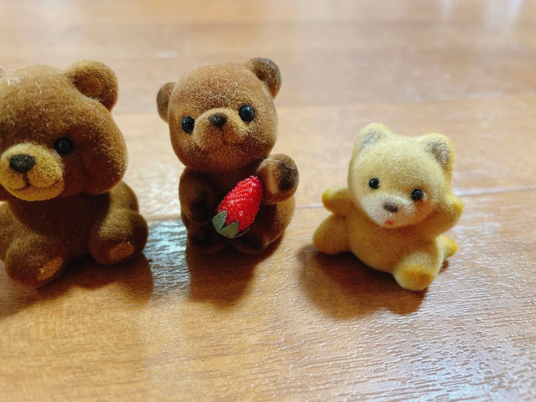 CENTEX センテックス フロッキー 人形 クマ 熊 くま イチゴ ぬいぐるみ