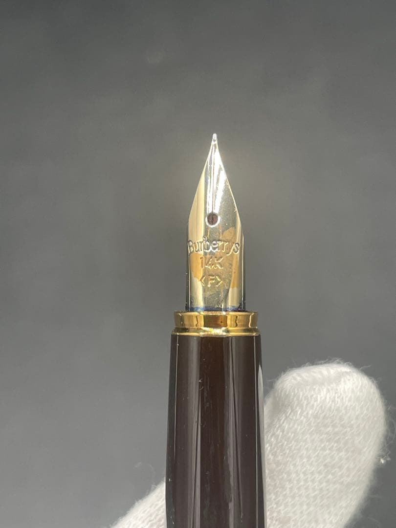 Burberry チェック柄 ボールペン 万年筆 シャーペン セット