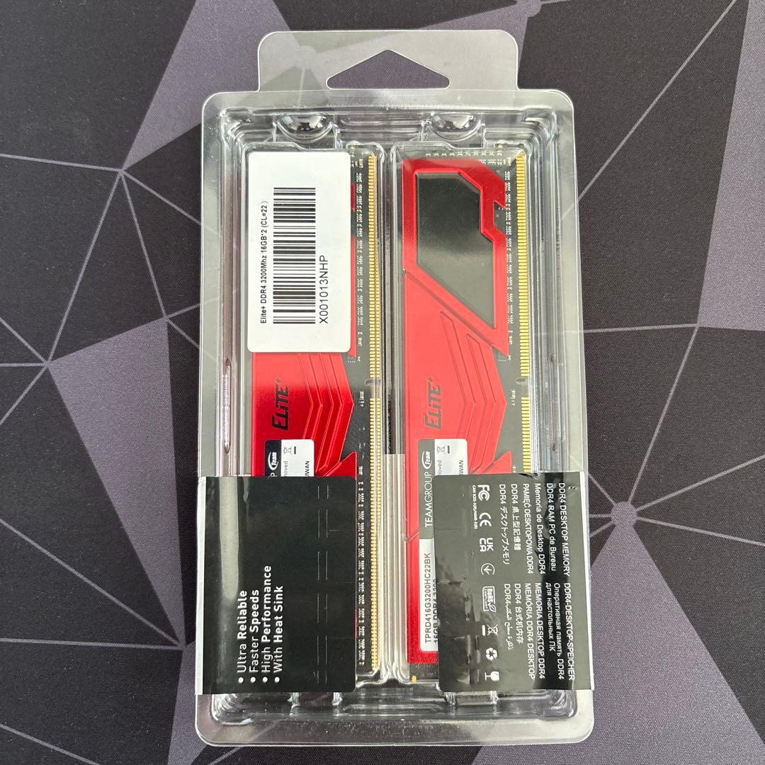 TEAM ELITE DDR4 32GB (2x16GB) 3200MHz ①