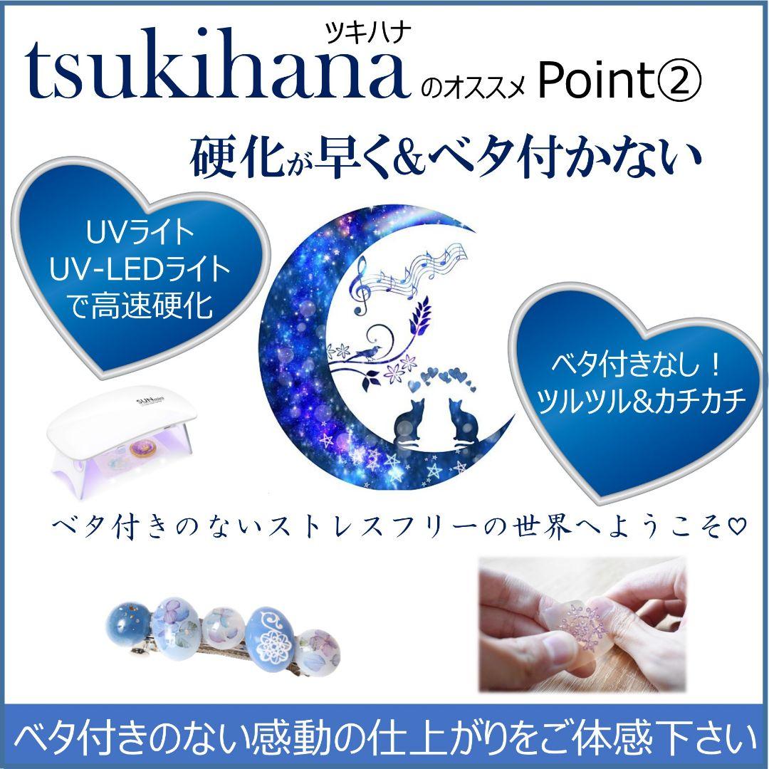 ぬめりうすレジン液 ツキハナ6本、コーティング剤つき