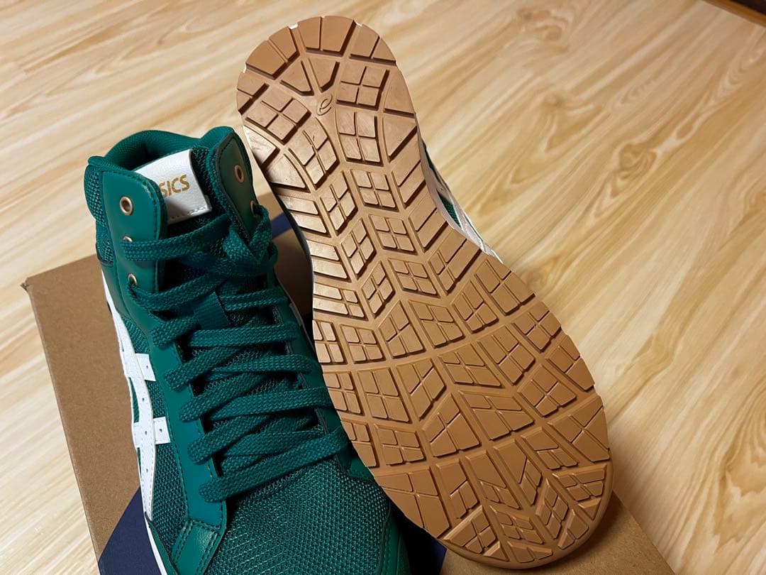 ASICS WINJOB CP218 KALE/WHITE 27.0 限定色
