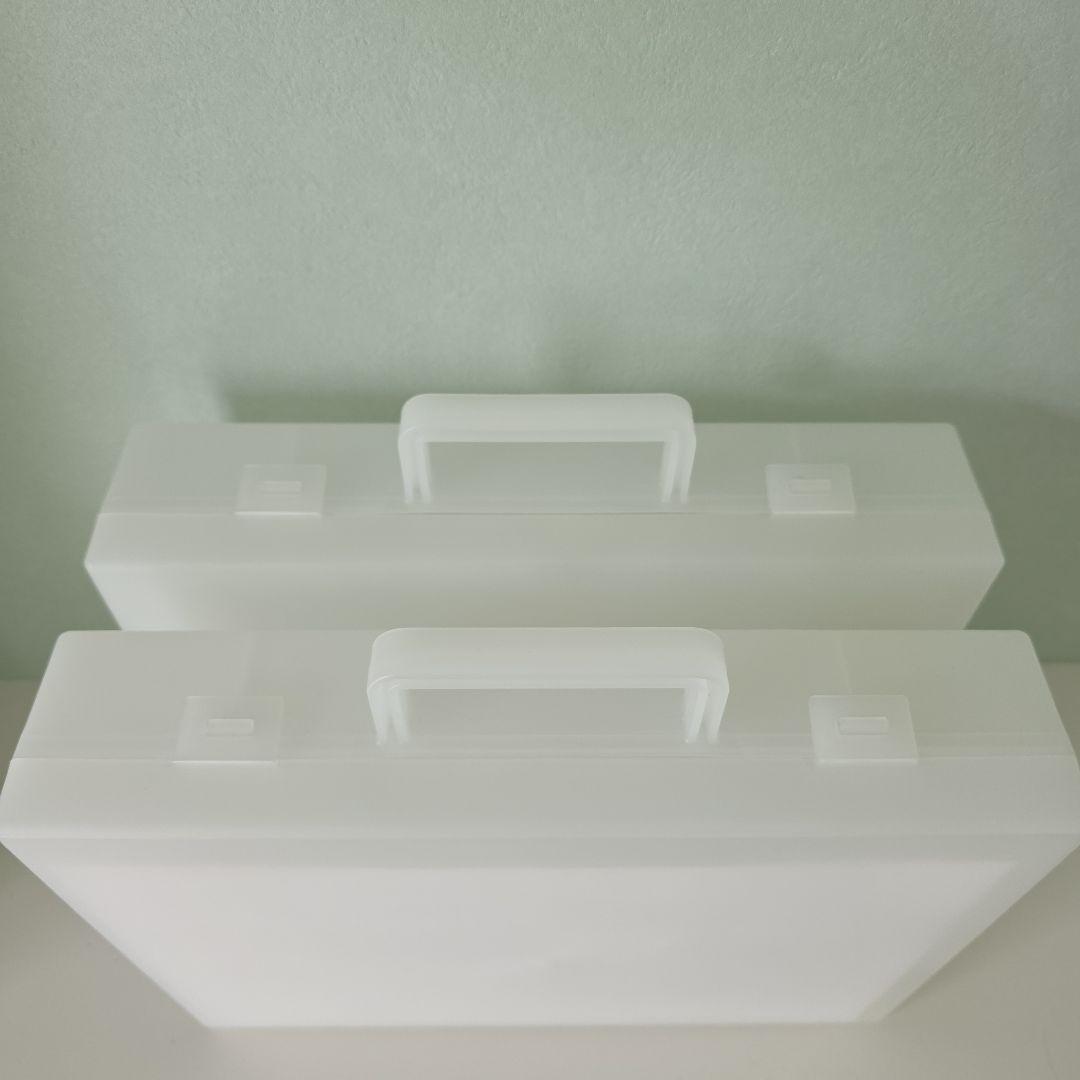 【未使用】無印良品 自立収納できるキャリーケース　A4用　透明