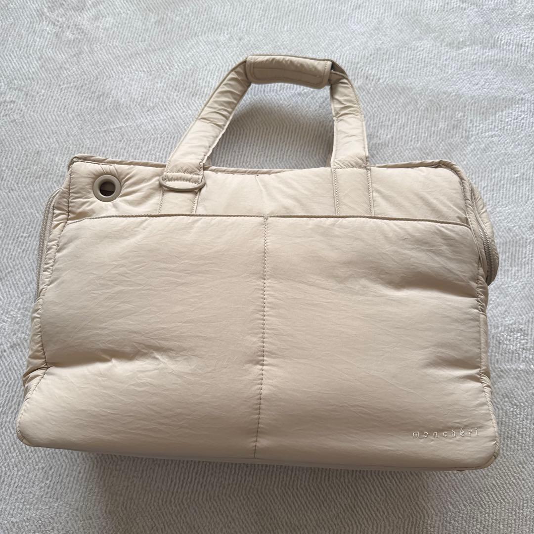 monchéri ベージュ キャリーバッグ