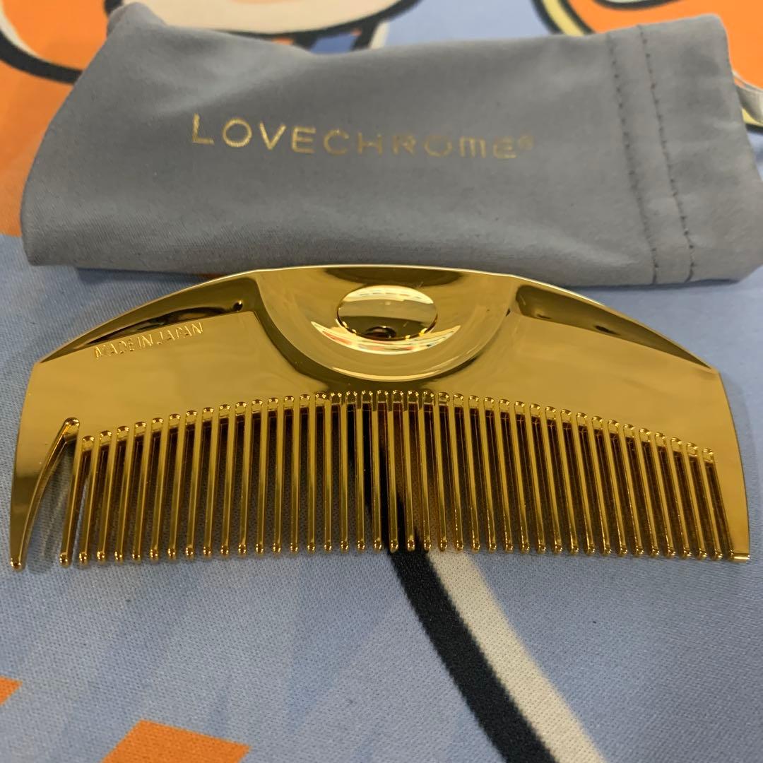 【新品・未使用】　LOVECHROME コーム ゴールド　ツキ
