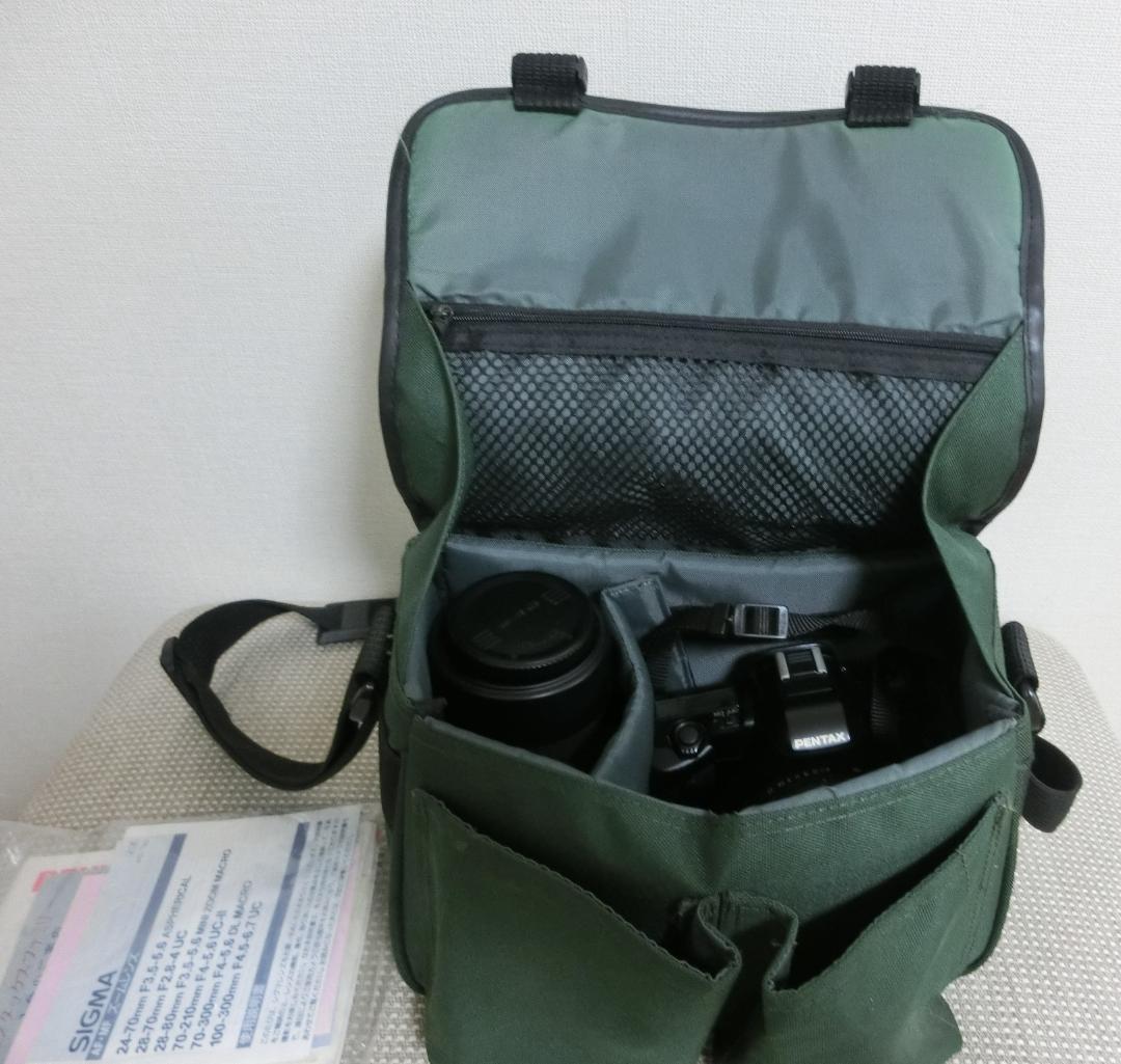 PENTAXフィルムカメラ MZ-10 SIGMAズームレンズ ＋取説＋三脚