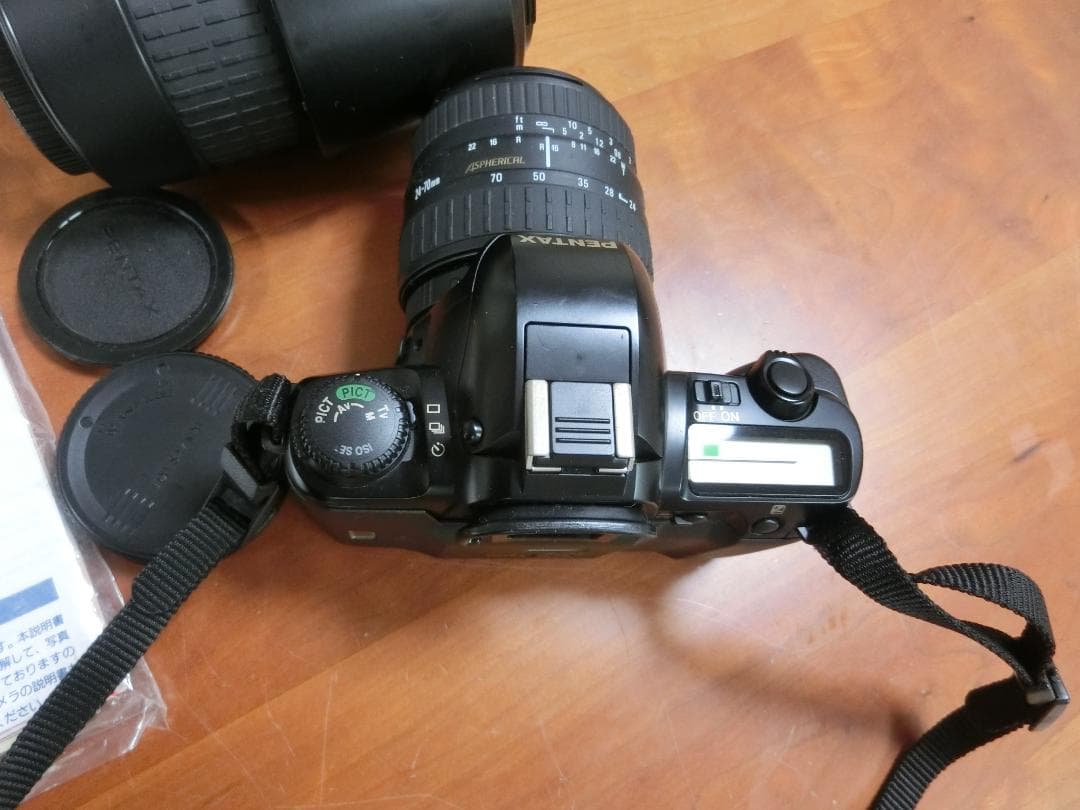 PENTAXフィルムカメラ MZ-10 SIGMAズームレンズ ＋取説＋三脚