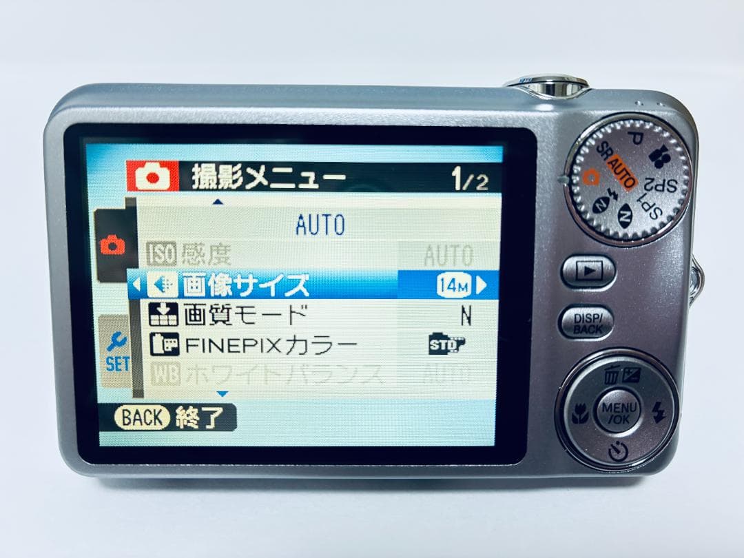 【ほぼ新品・付属品完備】 FUJIFILM FinePix JX180 シルバー