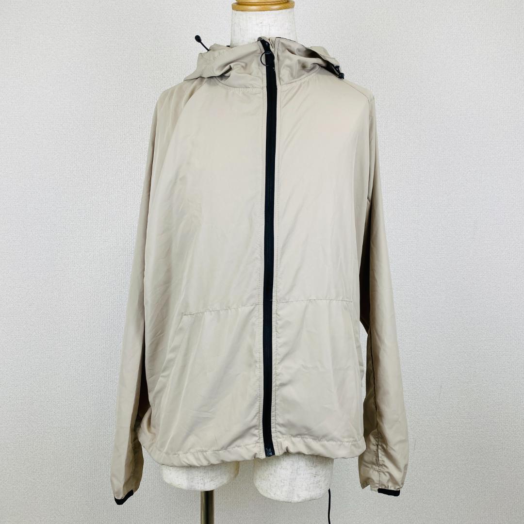 美品 空調服 ナイロン ジャケット ファン付き ベージュ 0048-A