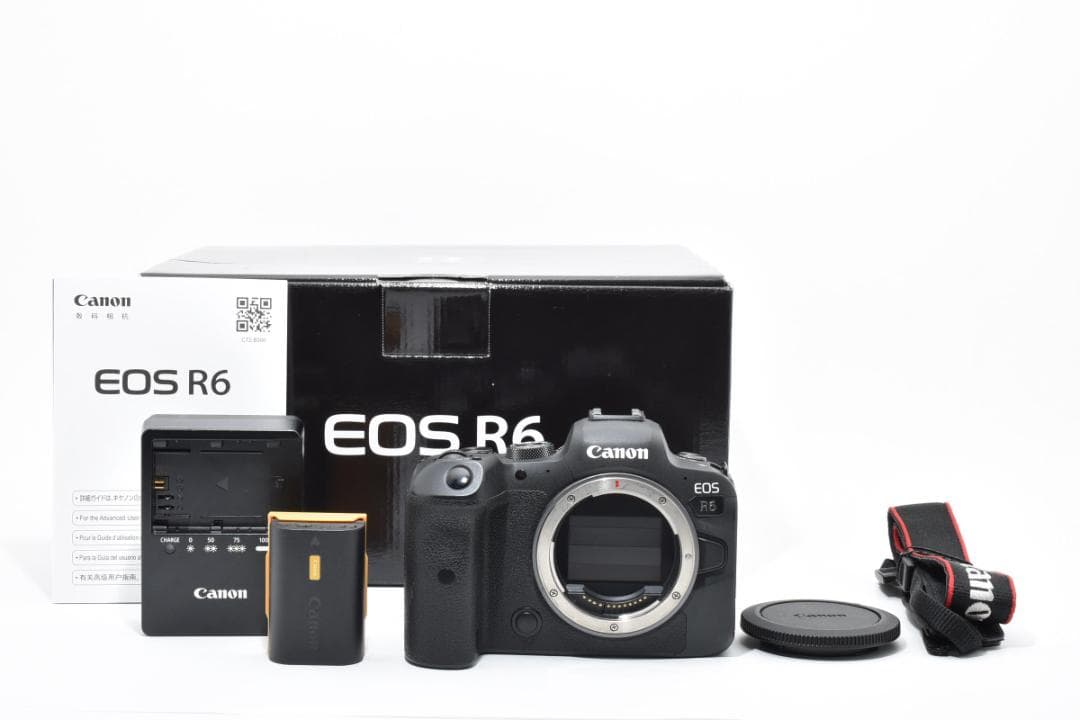 【超美品】Canon キャノン EOS R6 ミラーレス一眼カメラ 箱 #463