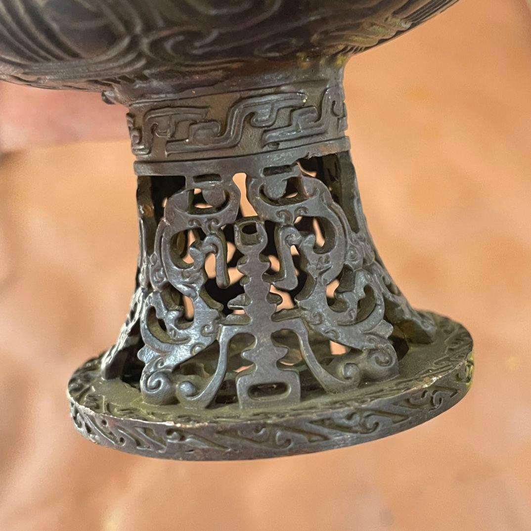 銅器 香炉 博山炉 檀香香炉 室内茶道香炉 装飾品 工芸品 置物
