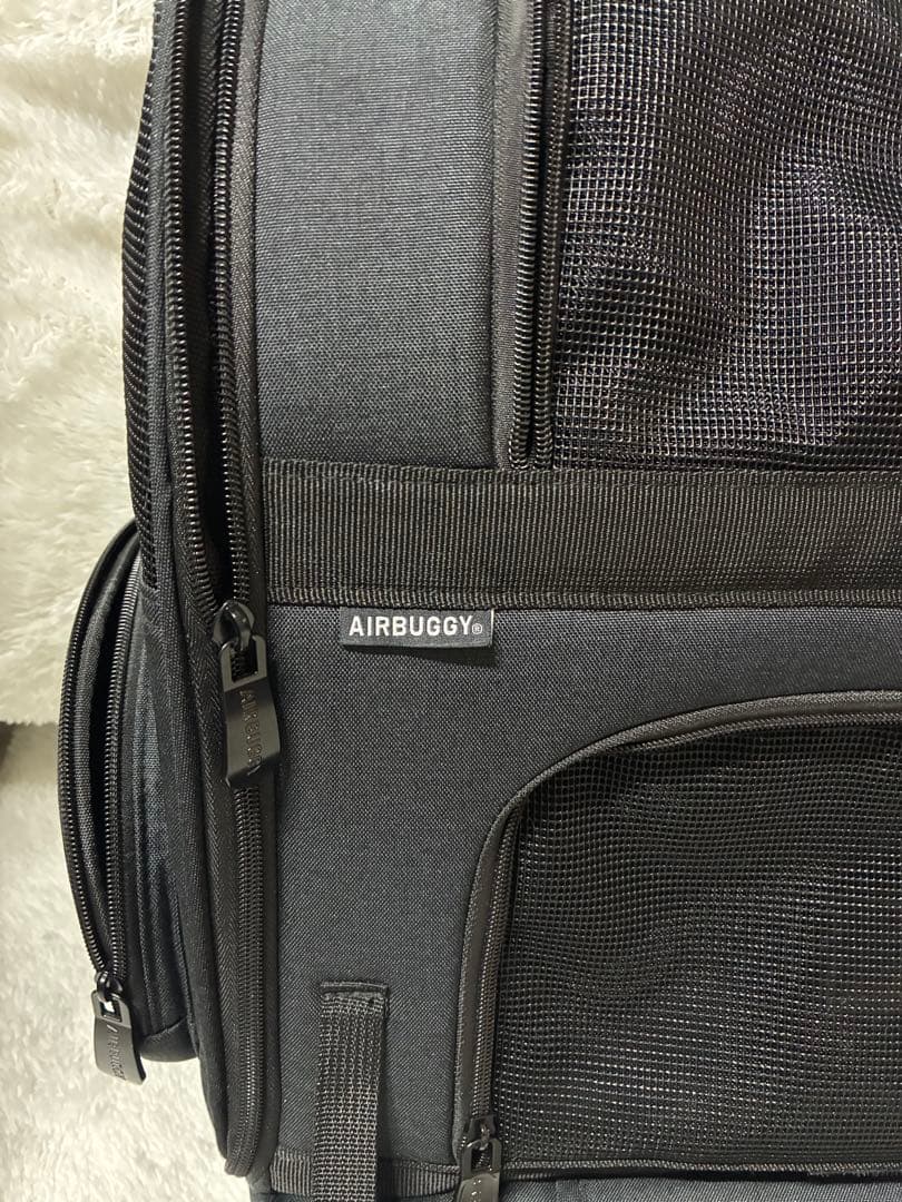 美品　Air Buggy pet Fitt ペットキャリーブラック