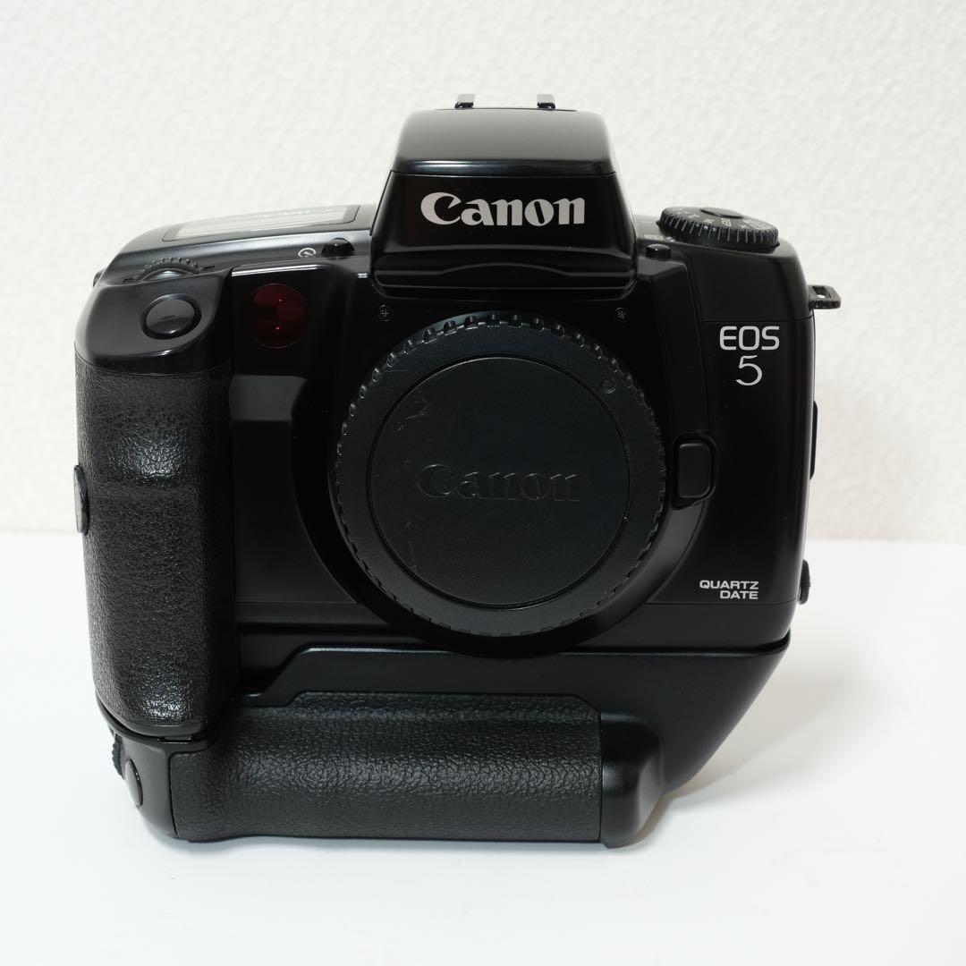 【完動品】Canon EOS5 縦位置グリップVG10付 フィルムカメラ