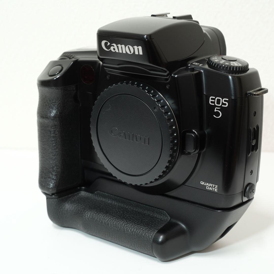 【完動品】Canon EOS5 縦位置グリップVG10付 フィルムカメラ
