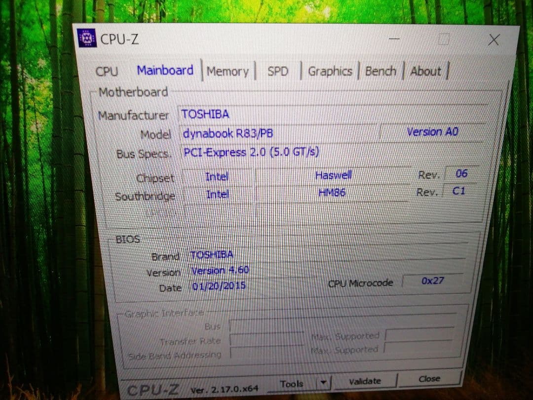 Toshiba ノートPC　R83(R734) i7 8GB 1TSSHD