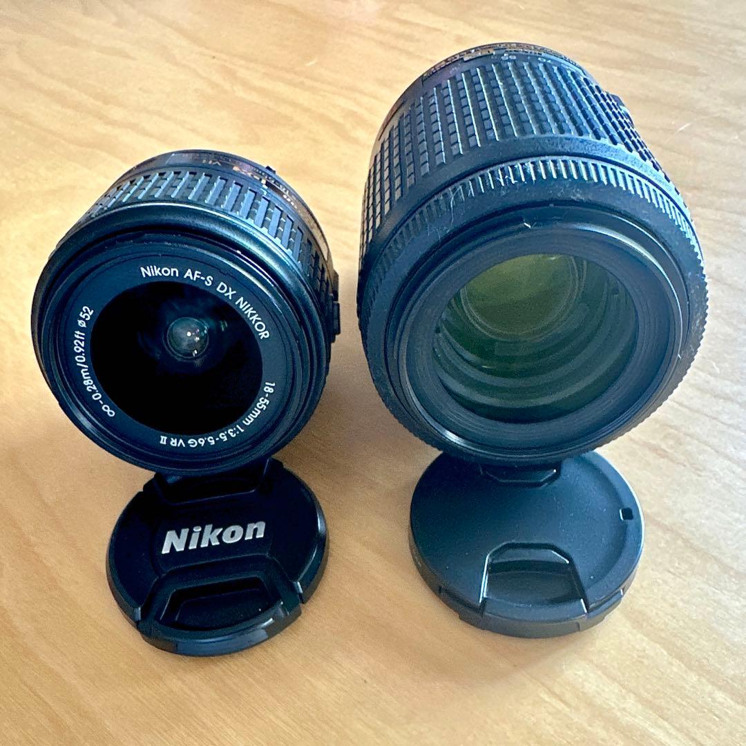 デジタル一眼レフカメラ NikonニコンD3300 ダブルズームキット レッド