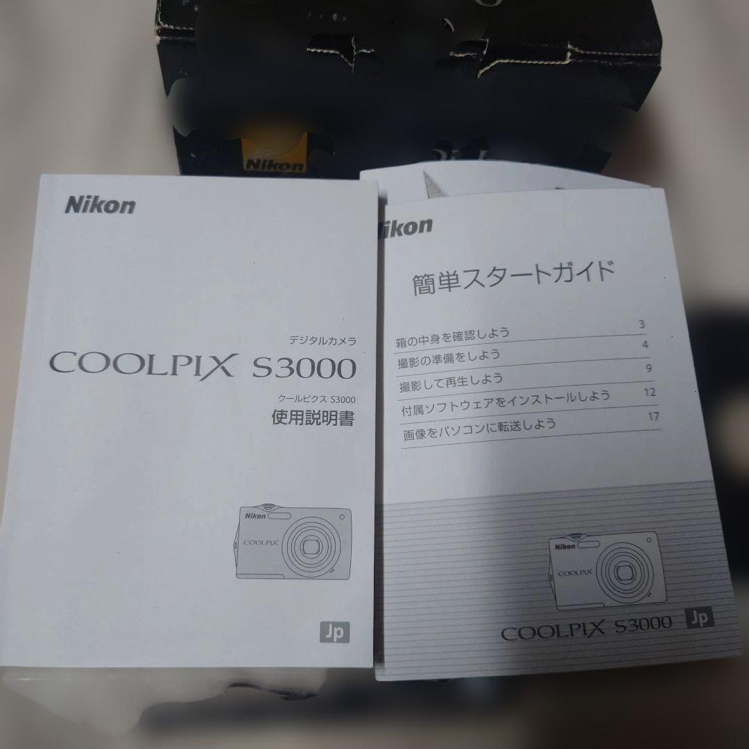 Nikon COOLPIX S3000・12.0メガピクセル デジタルカメラ