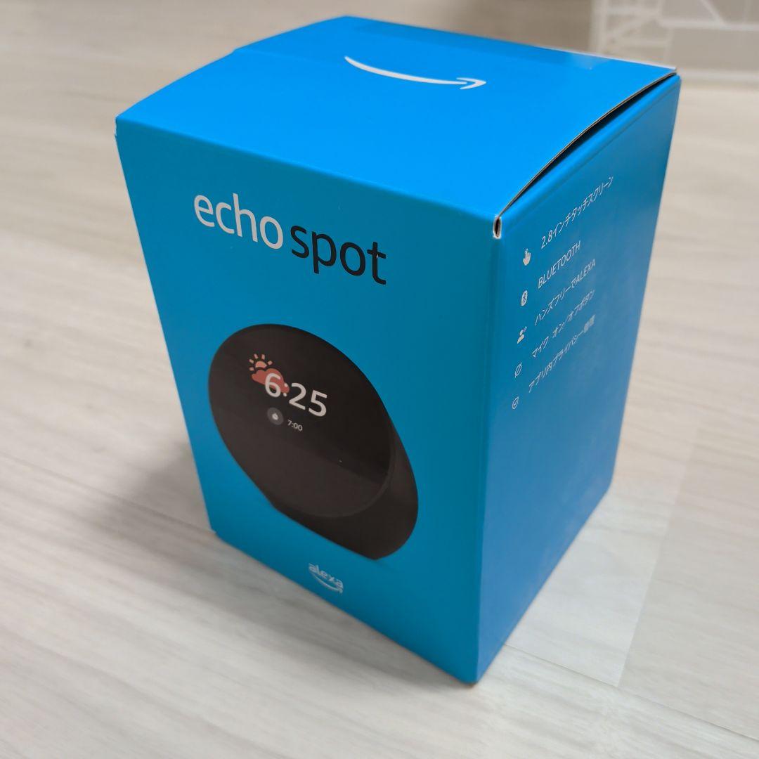 Amazon echo spot スマートスピーカー 黒