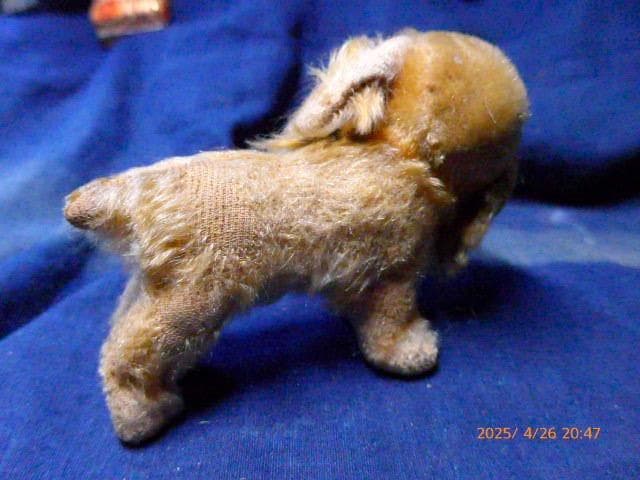 50年代のシュタイフの犬のぬいぐるみです。