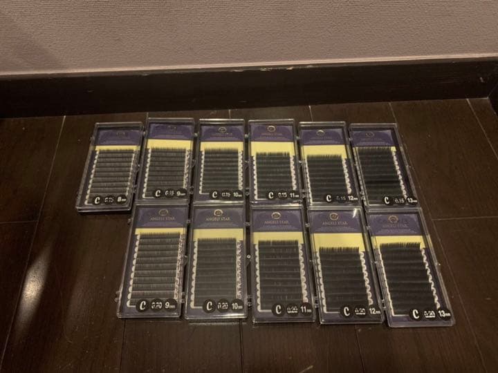 まつげエクステ　ブラウン　セーブル　美楽