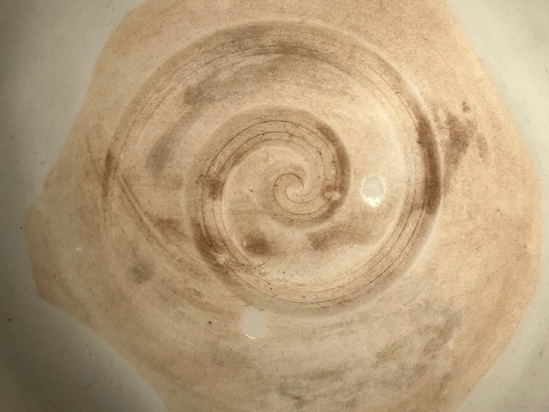善五郎作　染付俵茶碗