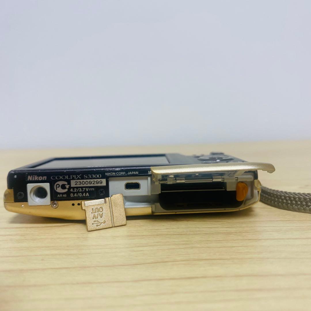 Nikon COOLPIX S3300 ゴールド デジタルカメラ