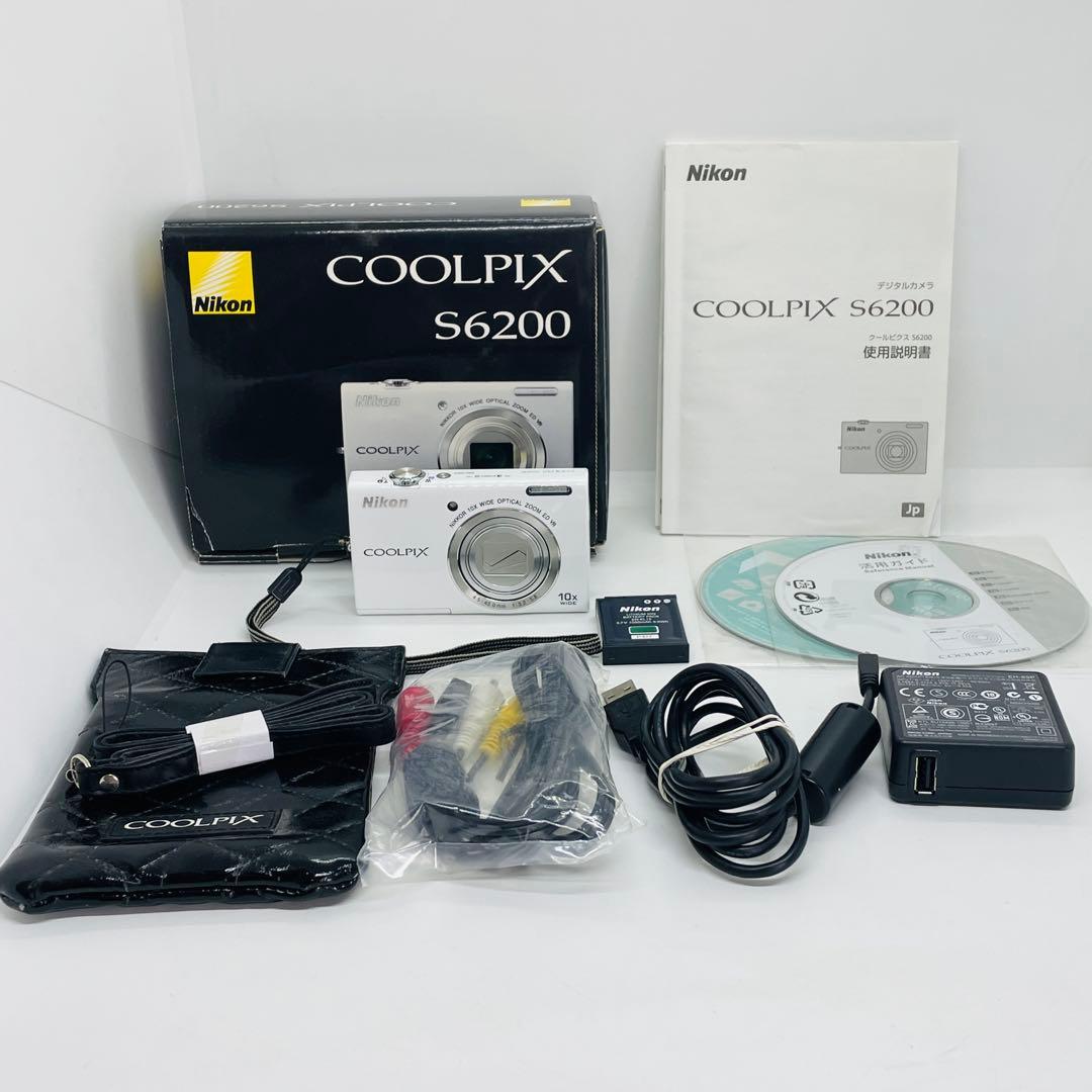 ★美品★ Nikon コンパクトデジタルカメ　COOLPIX S6200 訳あり