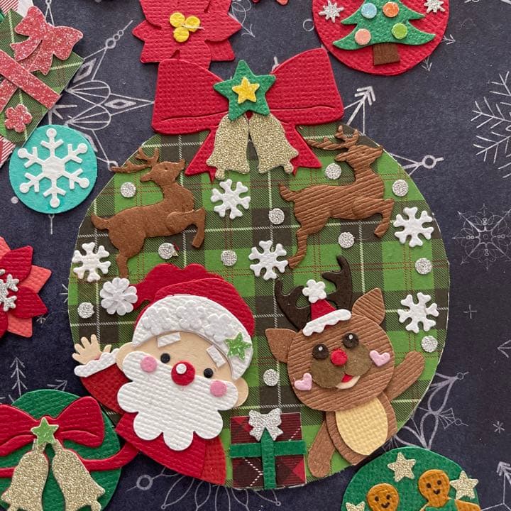 ★クリスマスクラフトDセット★サンタクロース★トナカイ★スノーマン★アルバム