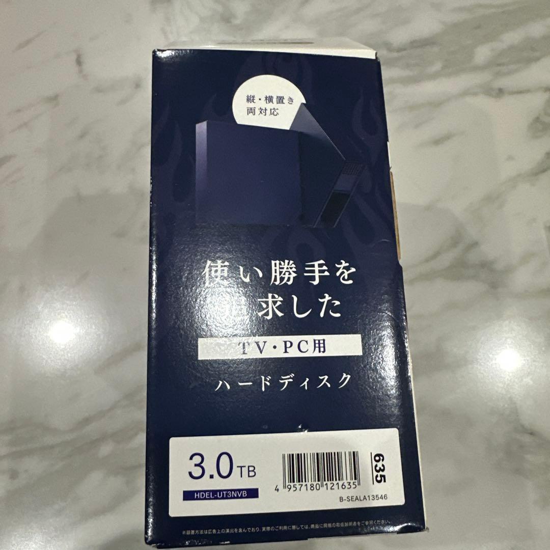 I-O DATA 3.0TB 外付けHDD USB 3.0