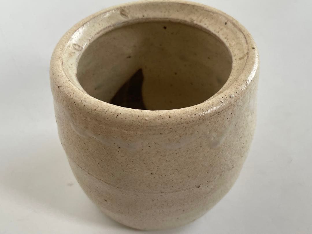 陶芸家　吉田喜彦　小蓋物　小壺　蓋物　ポット　水指　共箱　師　荒川豊蔵