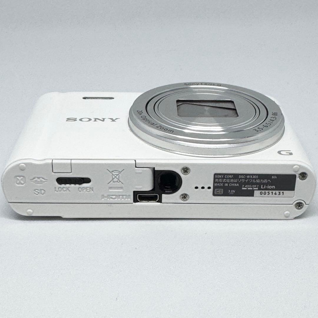 SONY DSC-WX300 白 20倍ズーム Wi-Fi対応 動作品