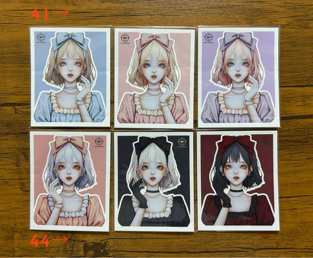 人物ステッカー　にゃあちゃんの文具屋さん　③