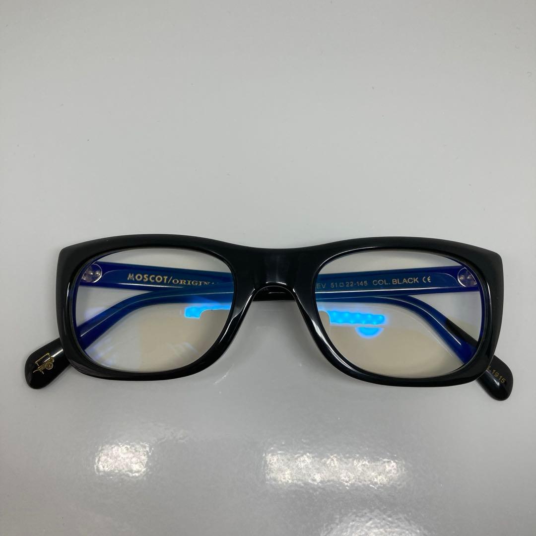 専用MOSCOT KELEV 51□22-145 Col.BLACK