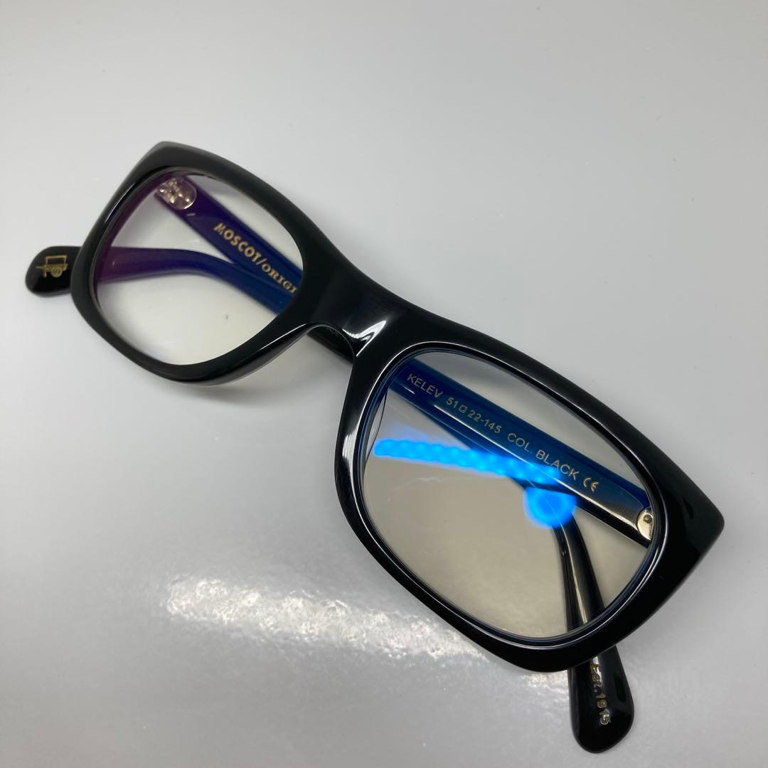 専用MOSCOT KELEV 51□22-145 Col.BLACK