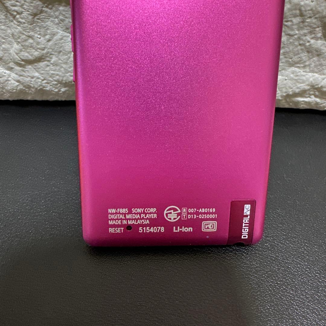 美品　SONY「NW-F885」（Fシリーズ16GB) ピンク　動作確認済