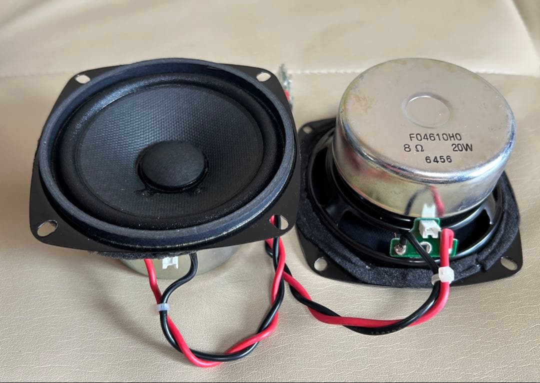 北日本音響10cm広帯域SPユニット使用 ハンドメイドバスレフスピーカー（ペア）