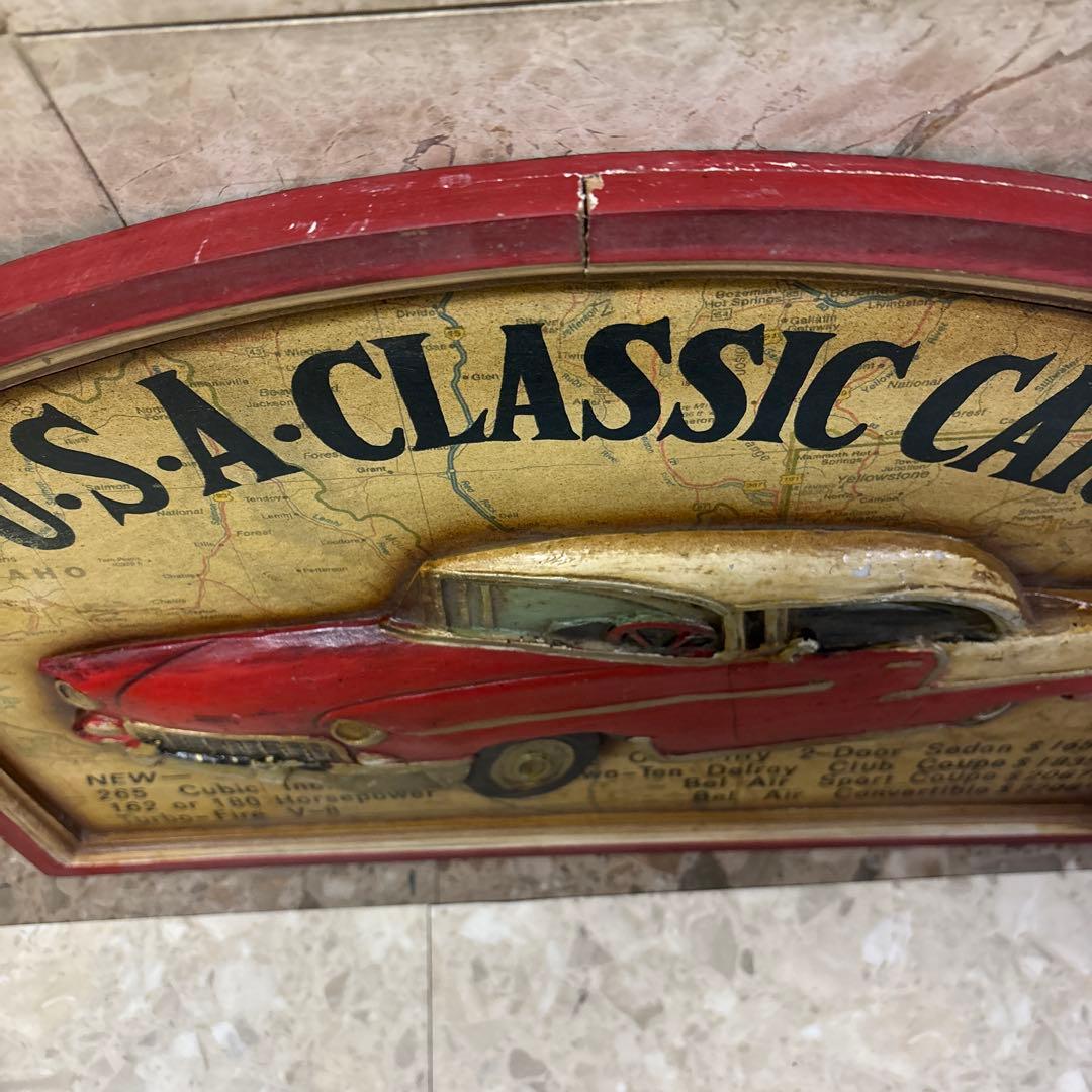 U.S.A. CLASSIC CAR クラッシックカー　木製　アンティーク