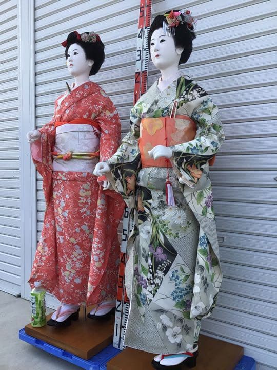 ★創作/人形作家 ・日本人形・特大145cm『美人舞妓』左側1体・購入150万円