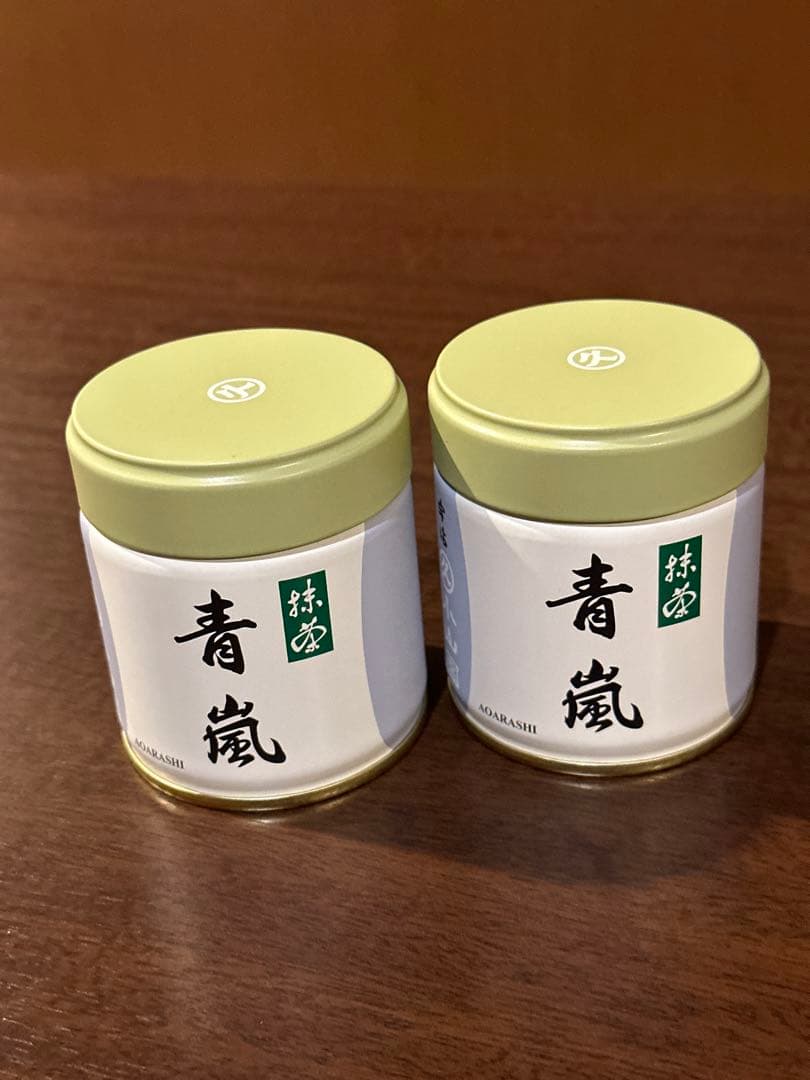 (11月新品)丸久小山園 抹茶青嵐 40g缶　国産　2個セット
