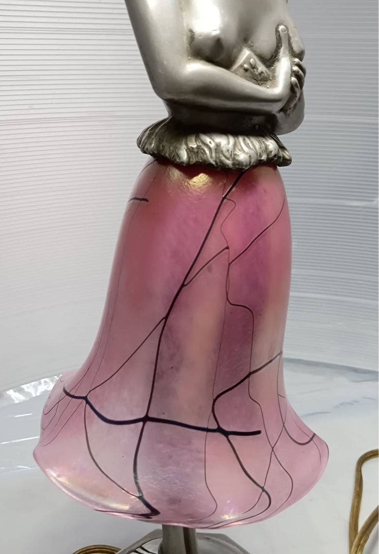 TABLELAMP アールデコ スタンドランプ 女性像 インテリア 置物