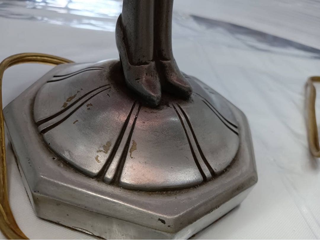 TABLELAMP アールデコ スタンドランプ 女性像 インテリア 置物