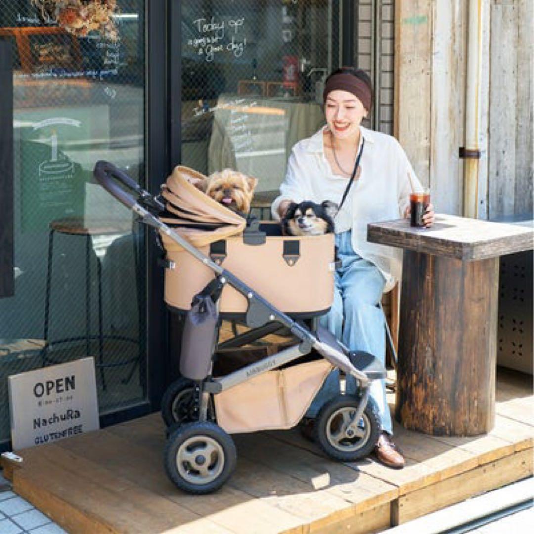 AIRBUGGY ドーム3 レギュラー☆ペットカート オリーブグリーン