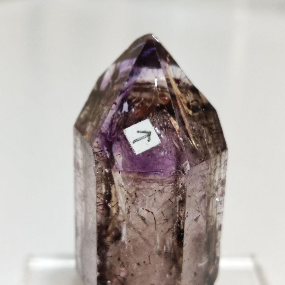 パワーストーン　天然石　ジンバブエ産　水入りアメジスト　36g　No.561