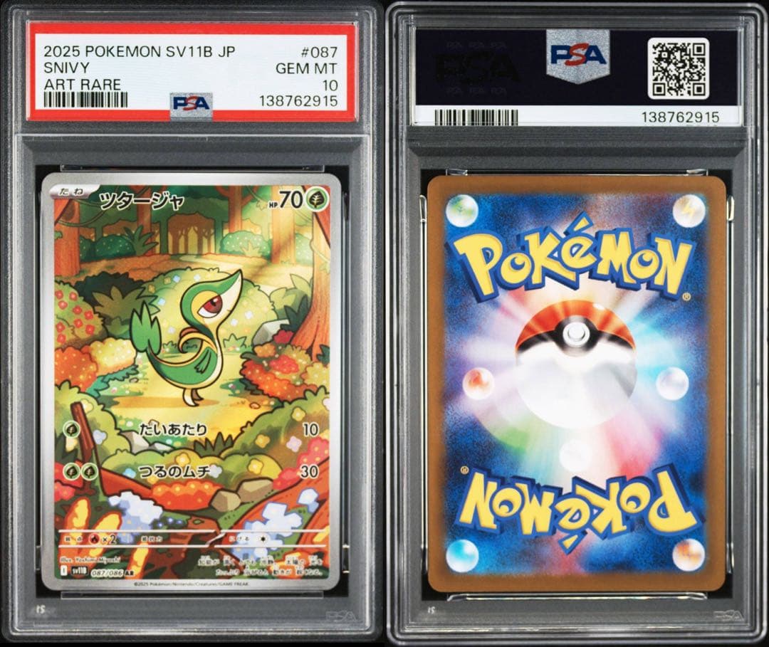 【PSA10】ポケモンカード　ツタージャ　ポカブ　ミジュマル　AR 3連番 ②