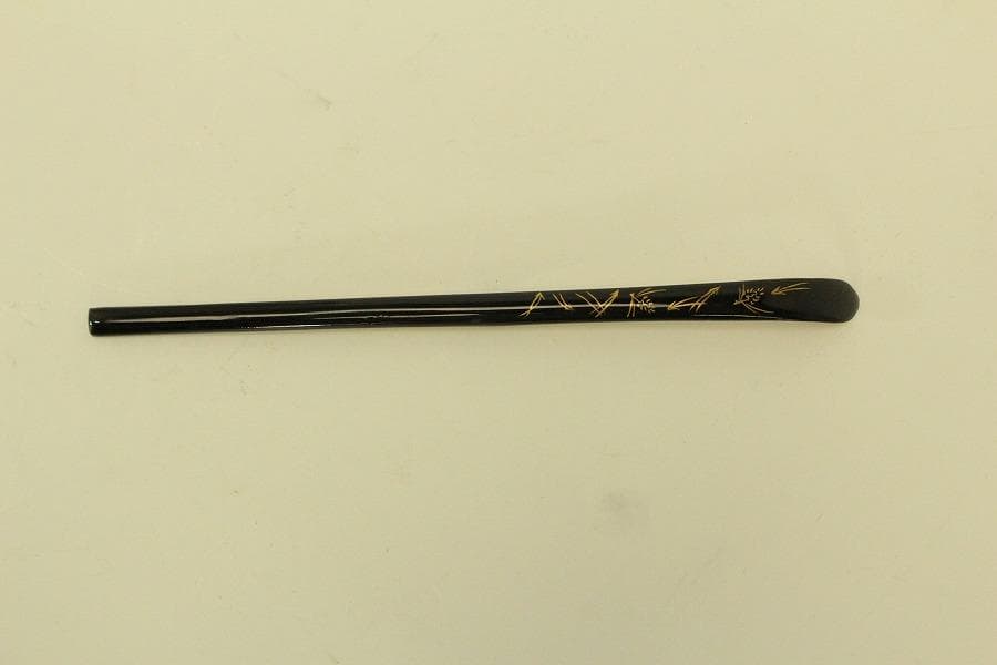 茶道具 輪島塗 蒔絵 茶杓 共箱(A785)