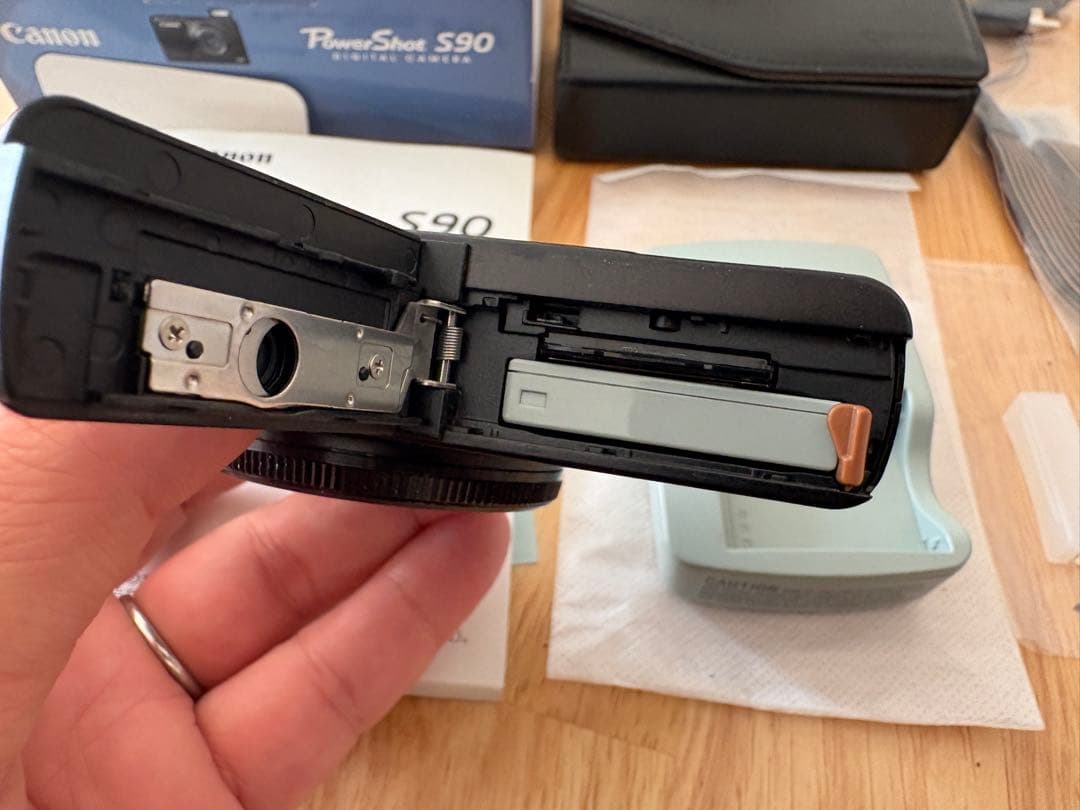 Canon PowerShot S90 デジタルカメラ 純正ケース付き動作確認済