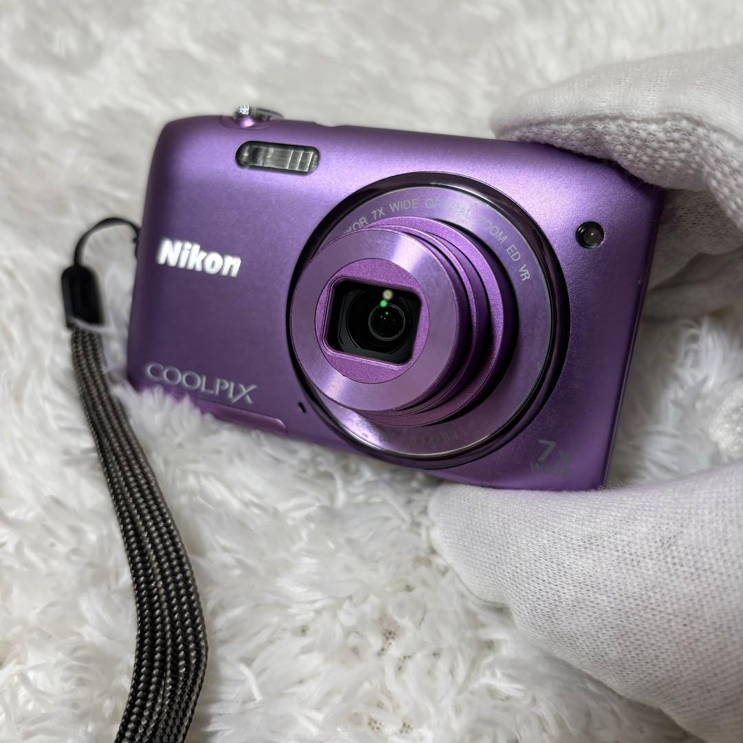 【希少✨】ニコン Nikon クールピクス COOLPIX S3500 パープル
