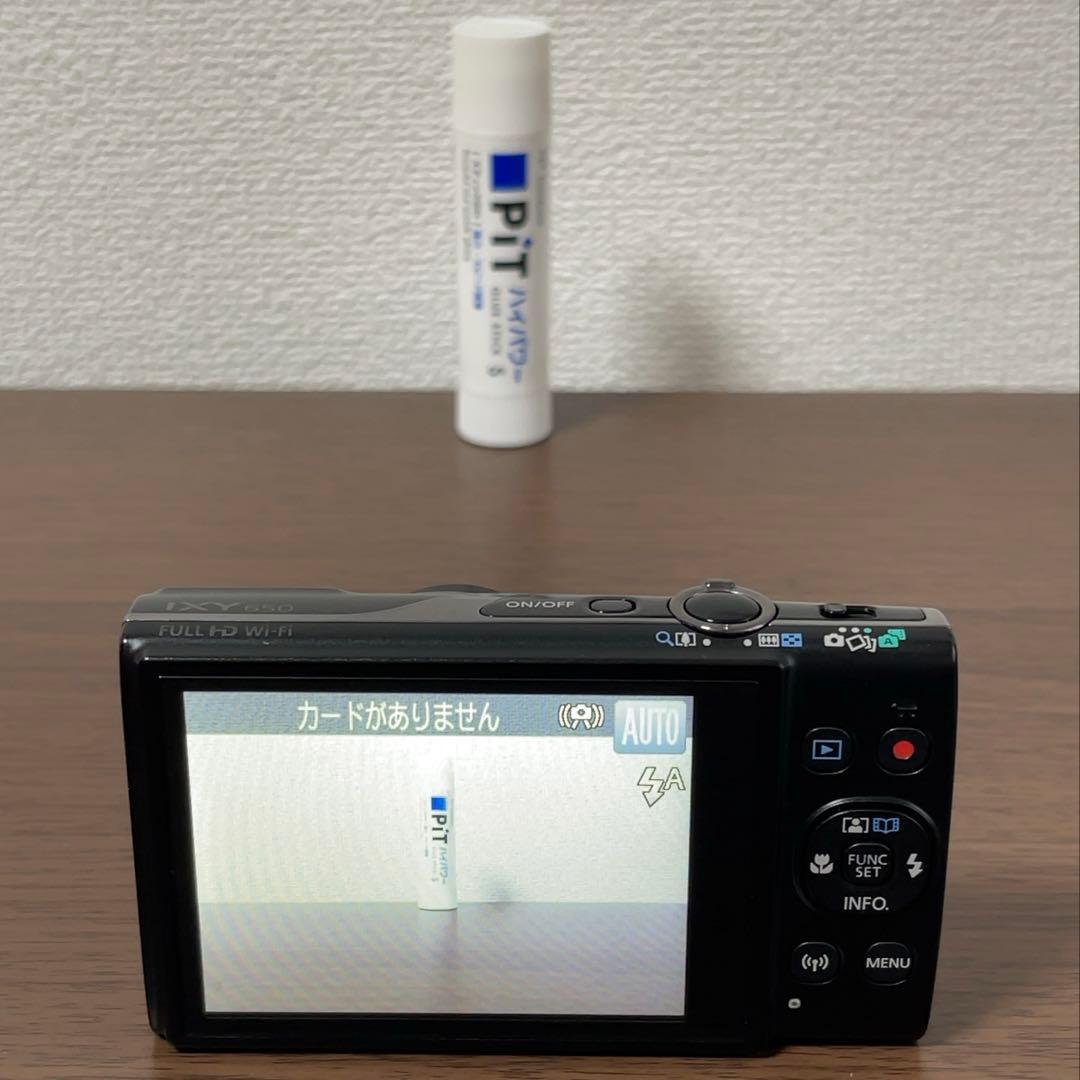 【極美品】 Canon IXY650 純正充電器バッテリーストラップ説明書箱付き