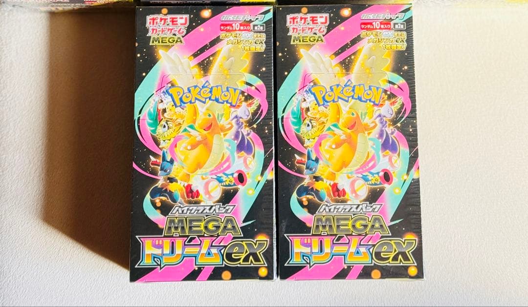 ポケモンカードゲーム MEGA ドリームex 2ボクス　　　　シュリンク付き