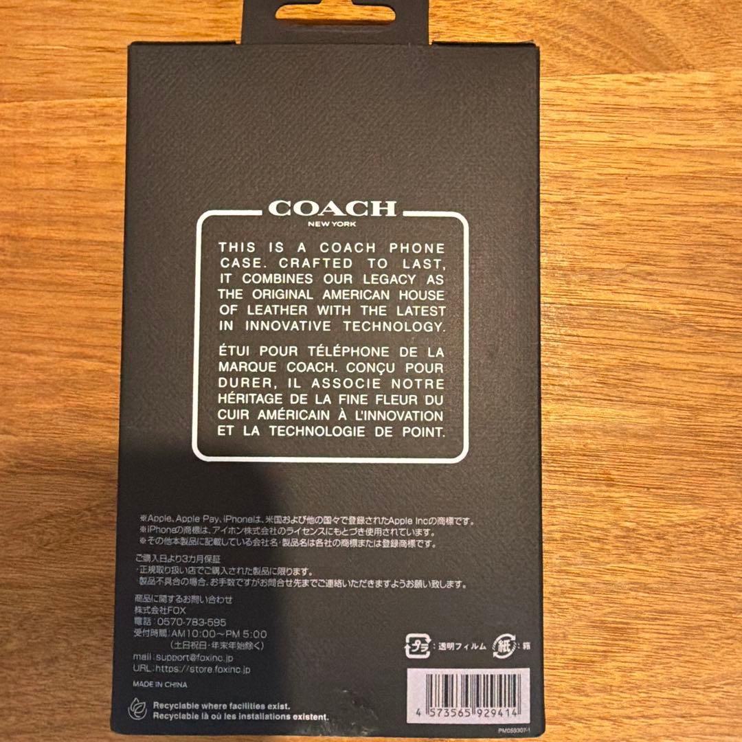 COACH Folio Case iPhone17用手帳型ケース